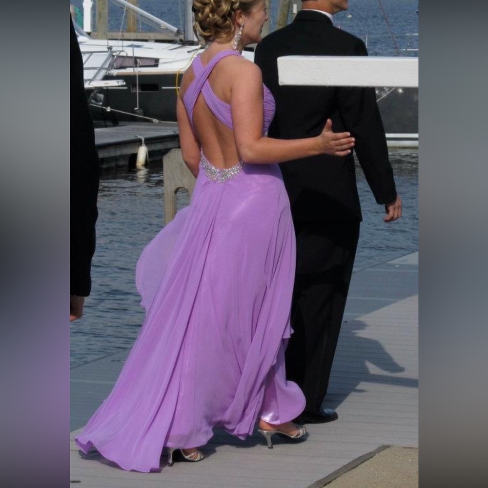 Faviana Couture Lavender Prom Dress Size 0